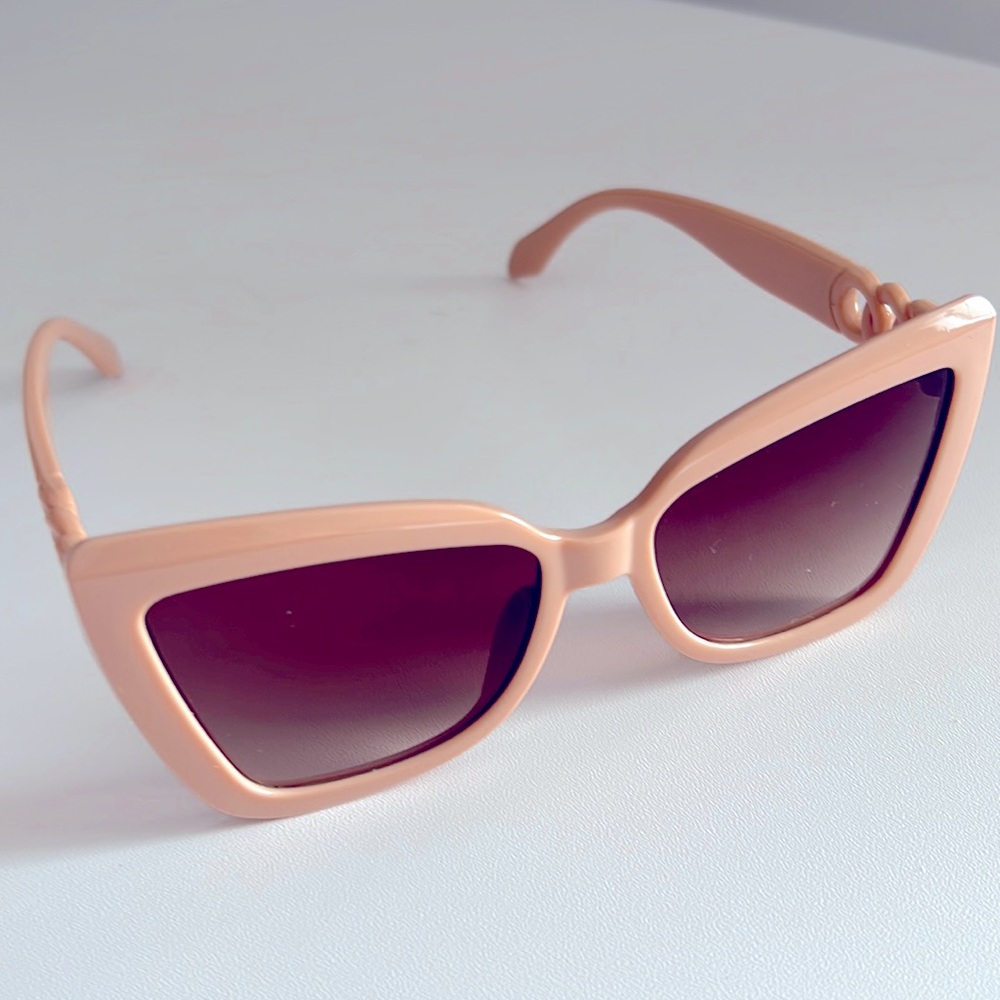Shein Cat Eye Tan Sunglasses!